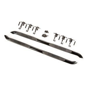 Jeep Wrangler Side Steps - Rugged Ridge - 3 inch Tubular - Black - `15-`17